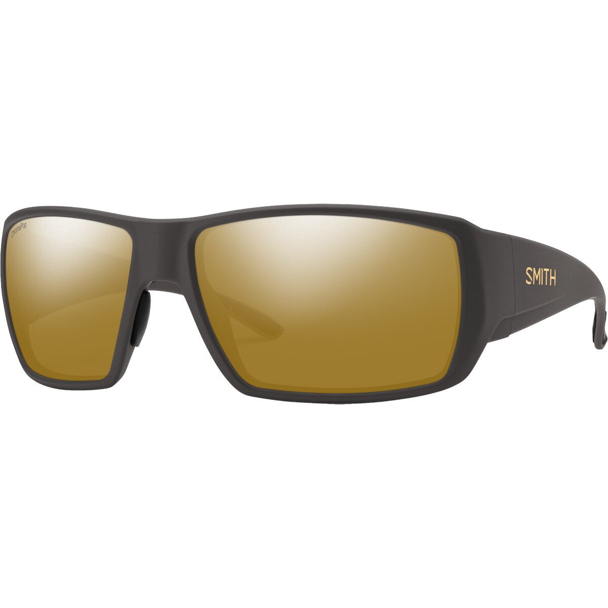 Image of Smith Guide's Choice XL ChromaPop Polarized Sunglasses Matte Gravy, One Size