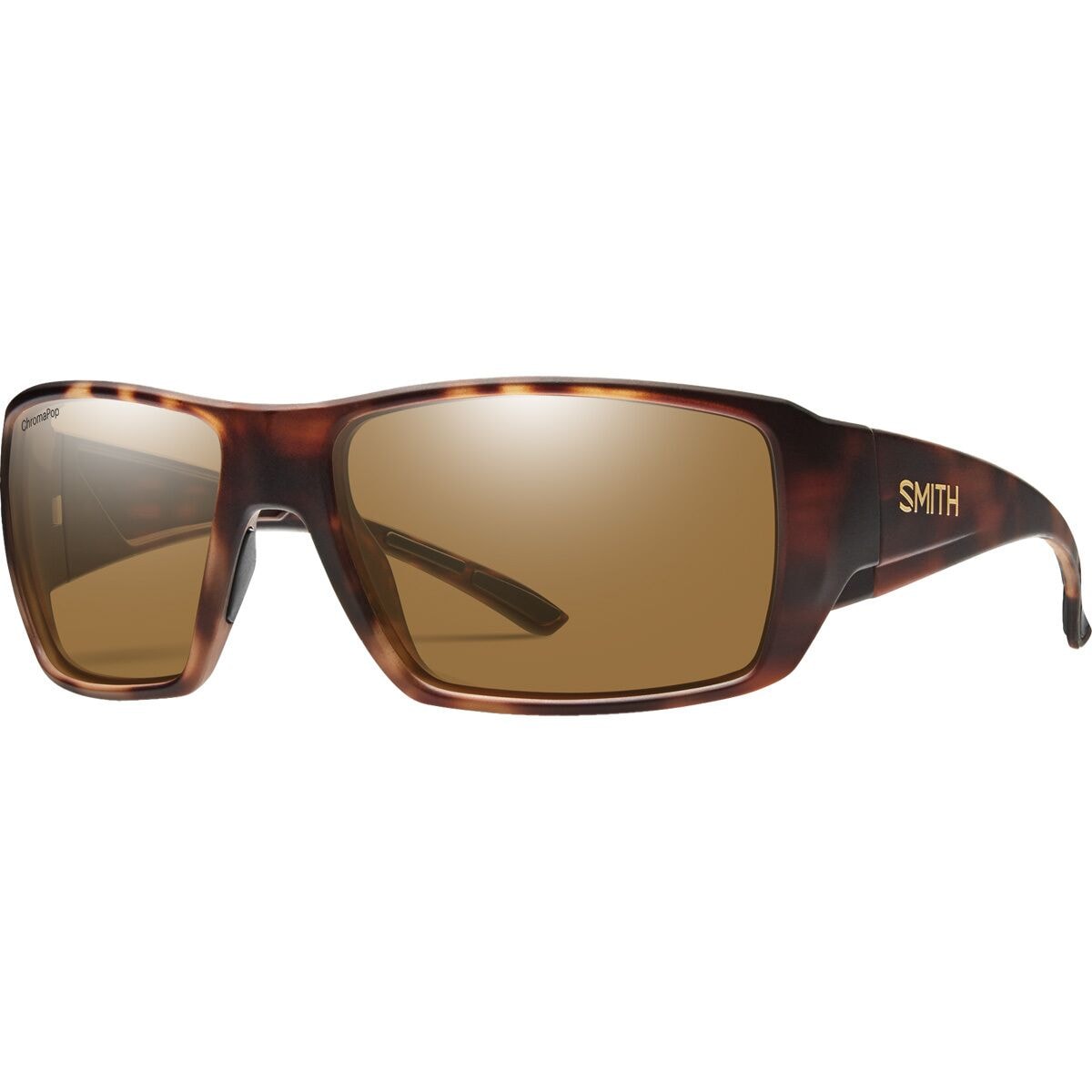 Image of Smith Guide's Choice XL ChromaPop Polarized Sunglasses Matte Havana, One Size