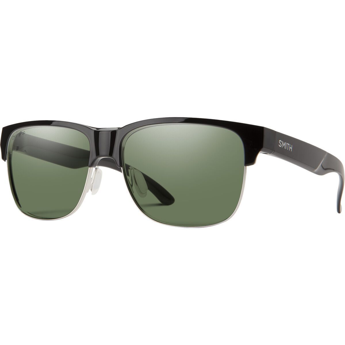 Image of Smith Lowdown Split ChromaPop Polarized Sunglasses Black/ChromaPop Polarized Gray Green, One Size