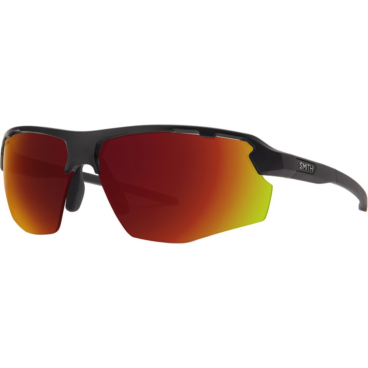 Image of Smith Resolve ChromaPop Sunglasses Matte Black/ChromaPop Red Mirror, One Size
