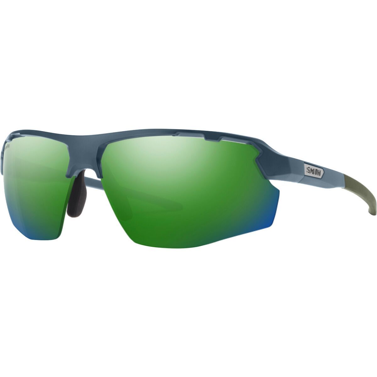 Smith Resolve ChromaPop Sunglasses Matte Stone/Moss/ChromaPop Green Mirror, One Size