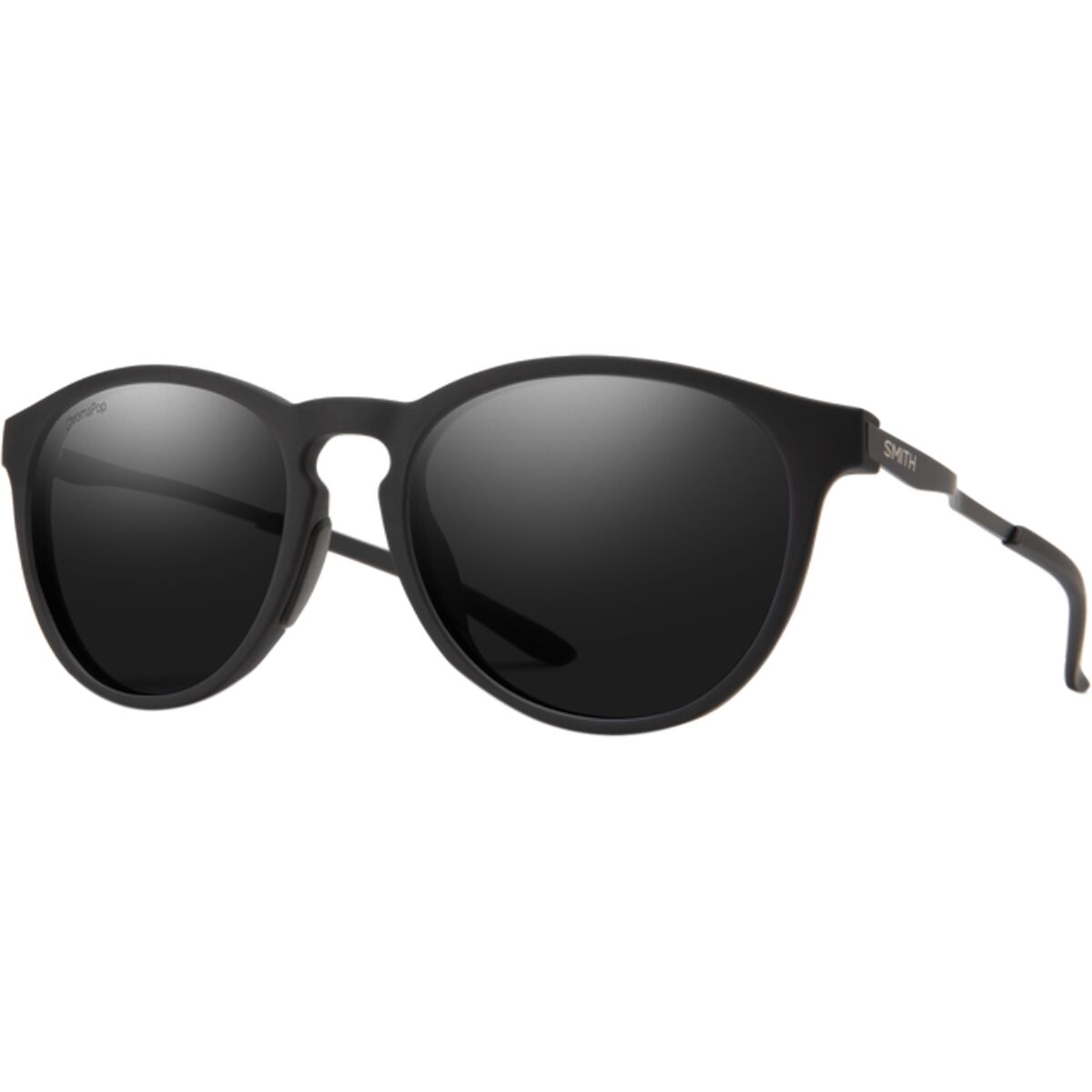 Image of Smith Wander ChromaPop Polarized Sunglasses Matte Black/ChromaPop Polarized Black, One Size