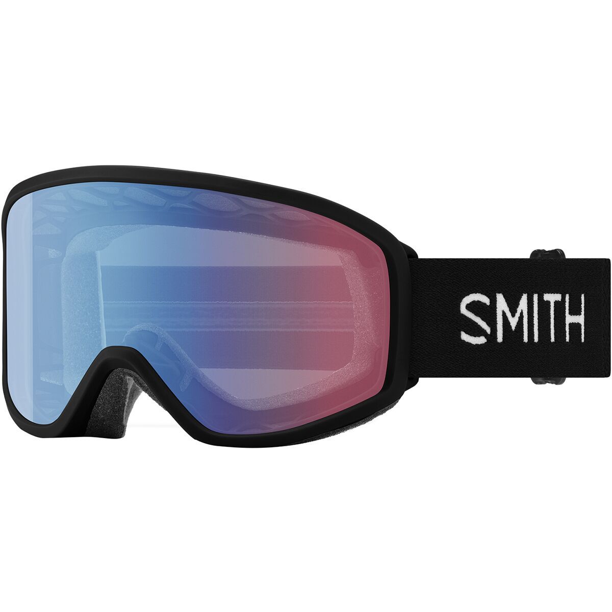 Image of Smith Reason OTG Goggles Black/Blue Sensor Mirror, One Size