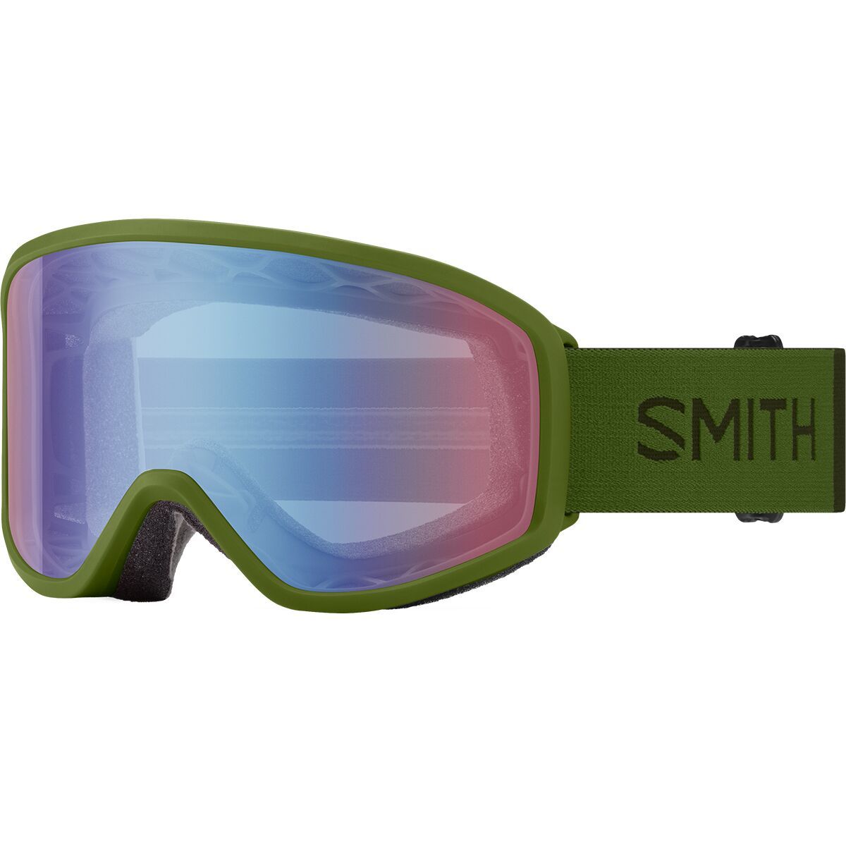 Smith Reason OTG Goggles Olive/Blue Sensor Mirror, One Size