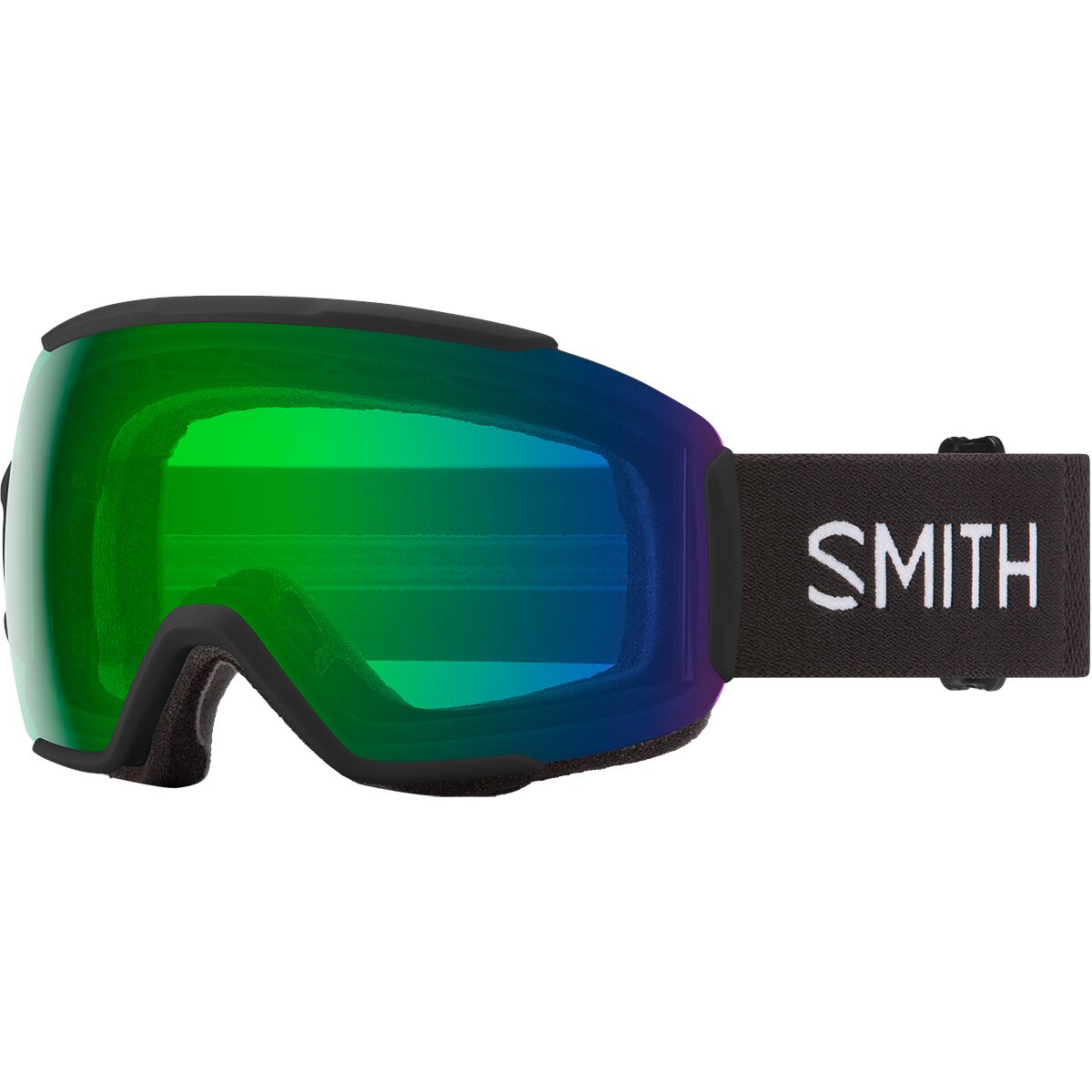 Image of Smith Sequence OTG Goggles Black/ChromaPop Everyday Green Mirror, One Size