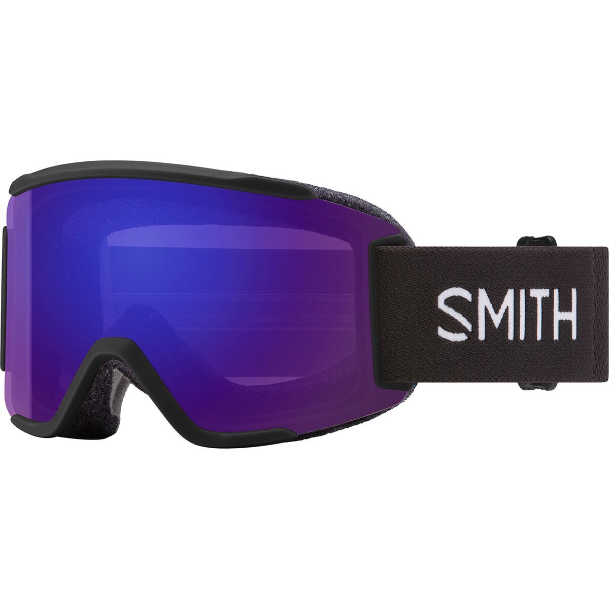 Image of Smith Squad S Goggles Black/ChromaPop Everyday Violet Mirror, One Size