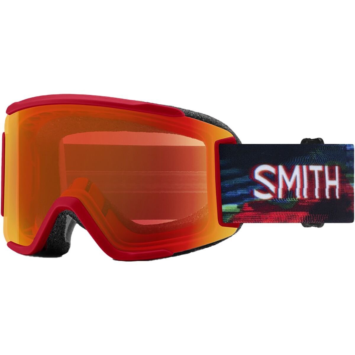 Image of Smith Squad S Goggles Crimson Glitch Hunter, One Size