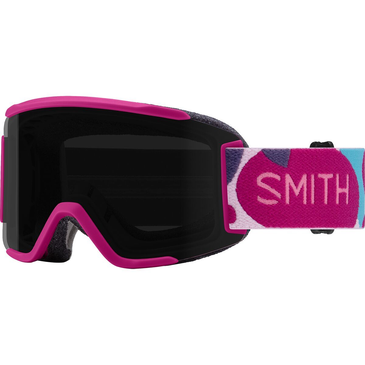 Image of Smith Squad S Goggles Fuschia Oversized Shapes, One Size