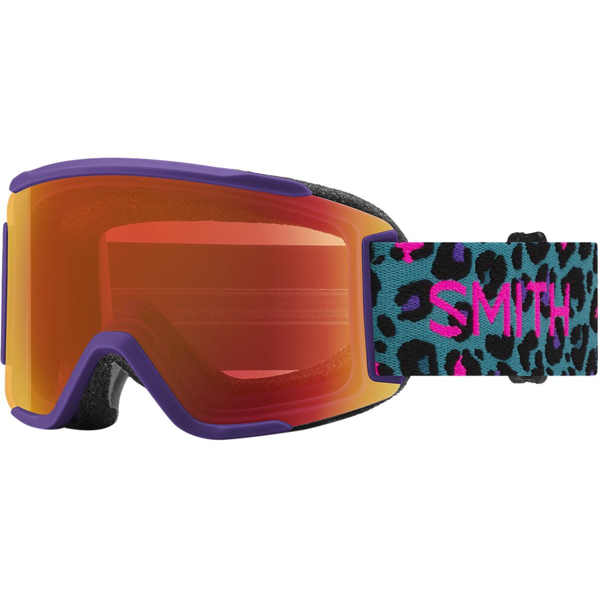 Smith Squad S Goggles Purple Haze Neon Cheetah, One Size
