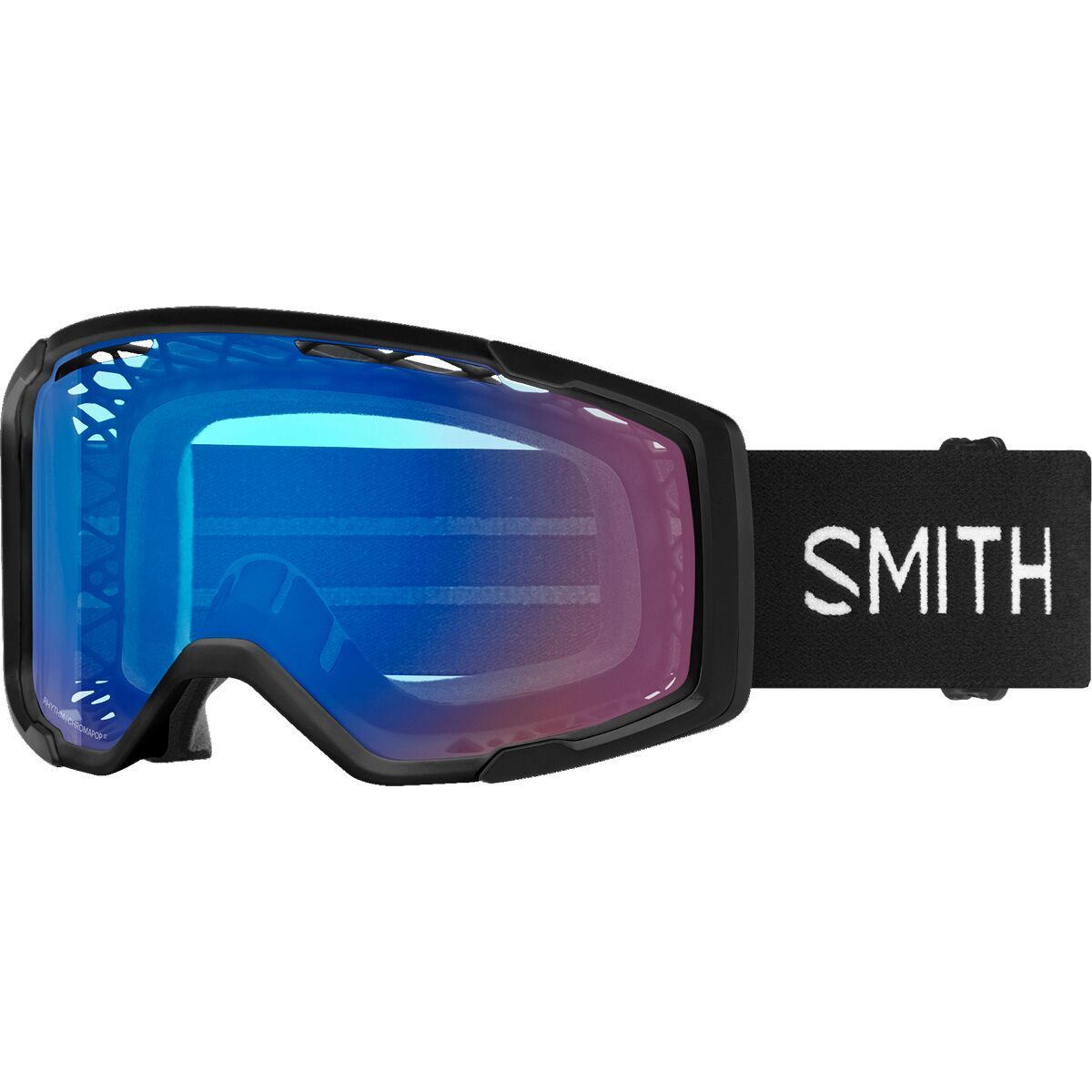 Image of Smith Rhythm ChromaPop MTB Goggles Black/ChromaPop Contrast Rose Flash, One Size