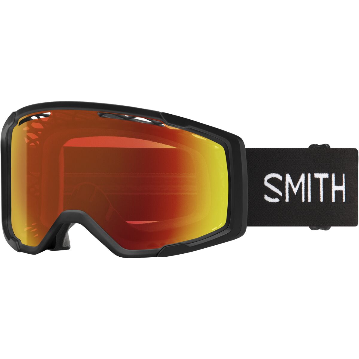 Image of Smith Rhythm ChromaPop MTB Goggles Black/ChromaPop Everyday Red Mirror, One Size