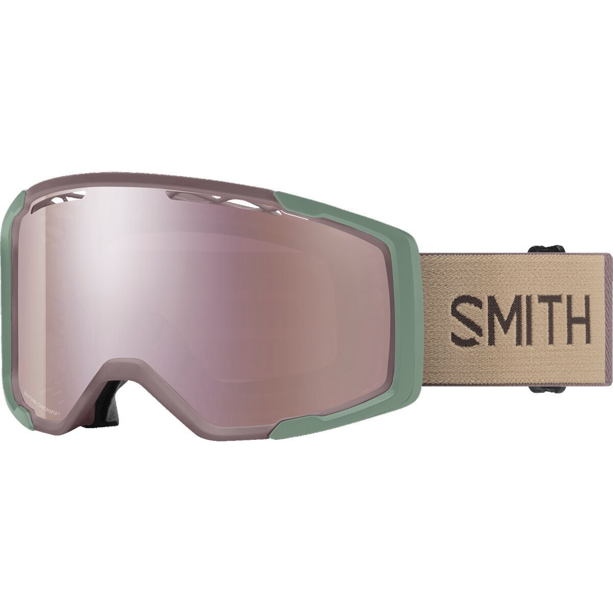 Image of Smith Rhythm ChromaPop MTB Goggles Rosewood/Juniper, One Size
