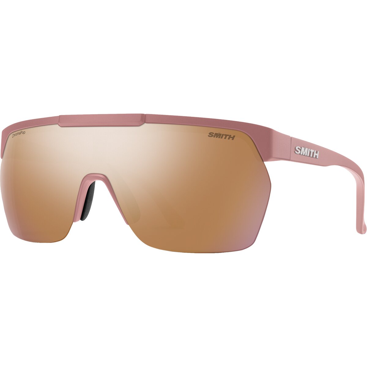 Image of Smith XC Chromapop Sunglasses Matt Chalk Rose/ChromPop Rose Gold Mir, One Size