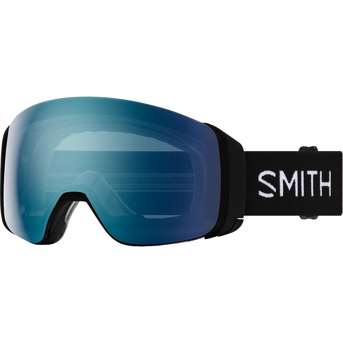 Image of Smith 4D MAG ChromaPop Goggles Black/ChromaPop Everyday Blue Mirror, One Size