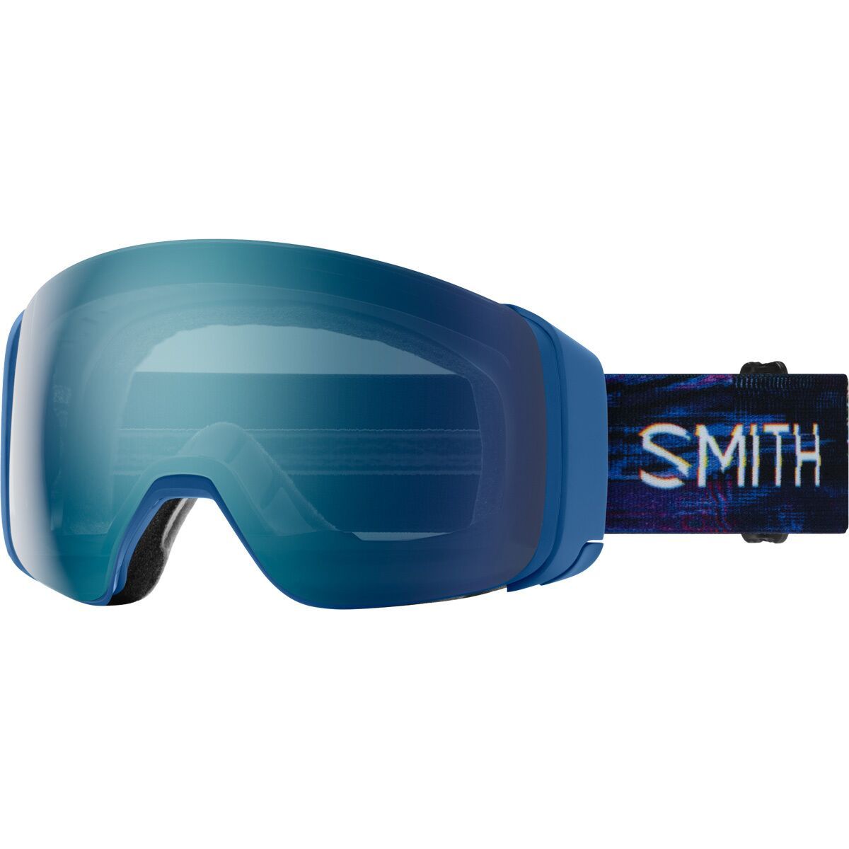 Image of Smith 4D MAG ChromaPop Goggles True Blue Glitch, One Size