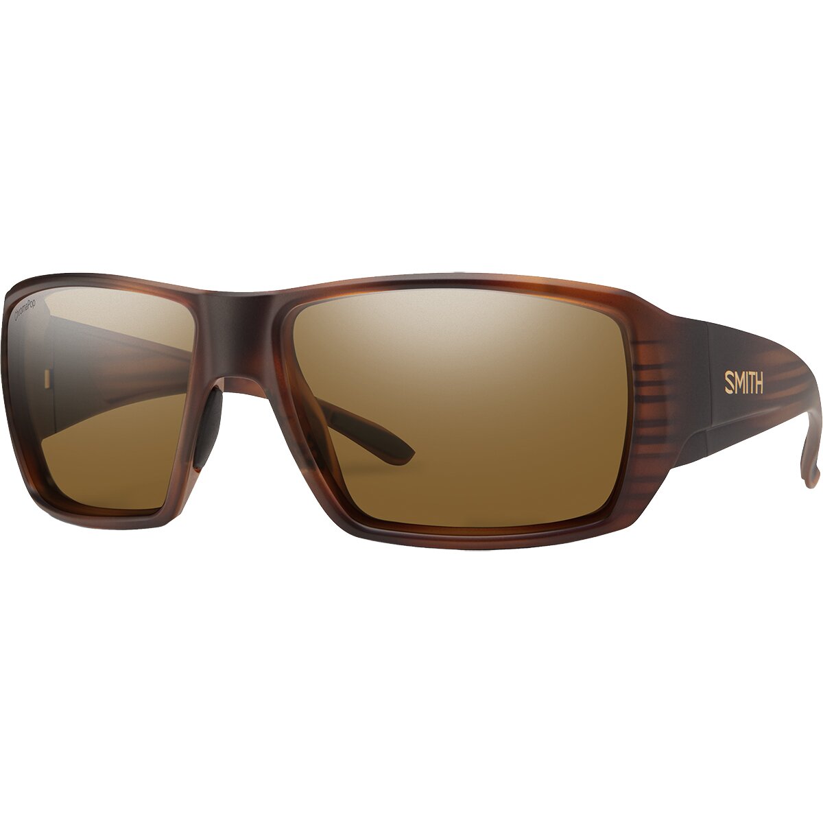 Image of Smith Guides Choice S ChromaPop Polarized Sunglasses Matte Tortoise/ChromaPop Polar Brown, One Size