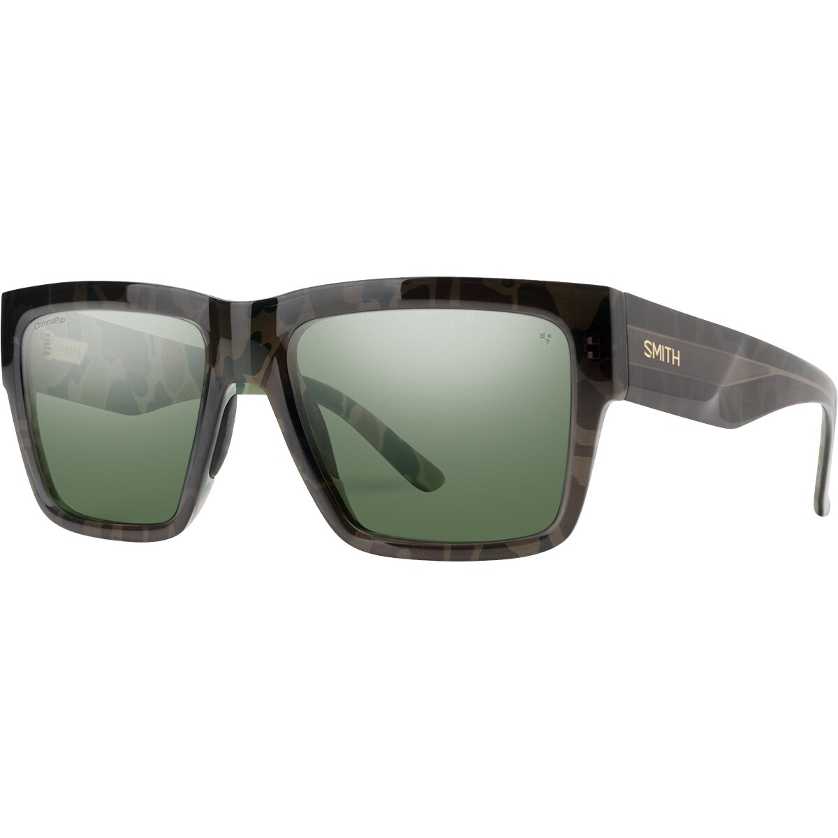 Image of Smith Lineup ChromaPop Polarized Sunglasses Hff - Duck Camo/ChromPop Pol Gray Green, One Size