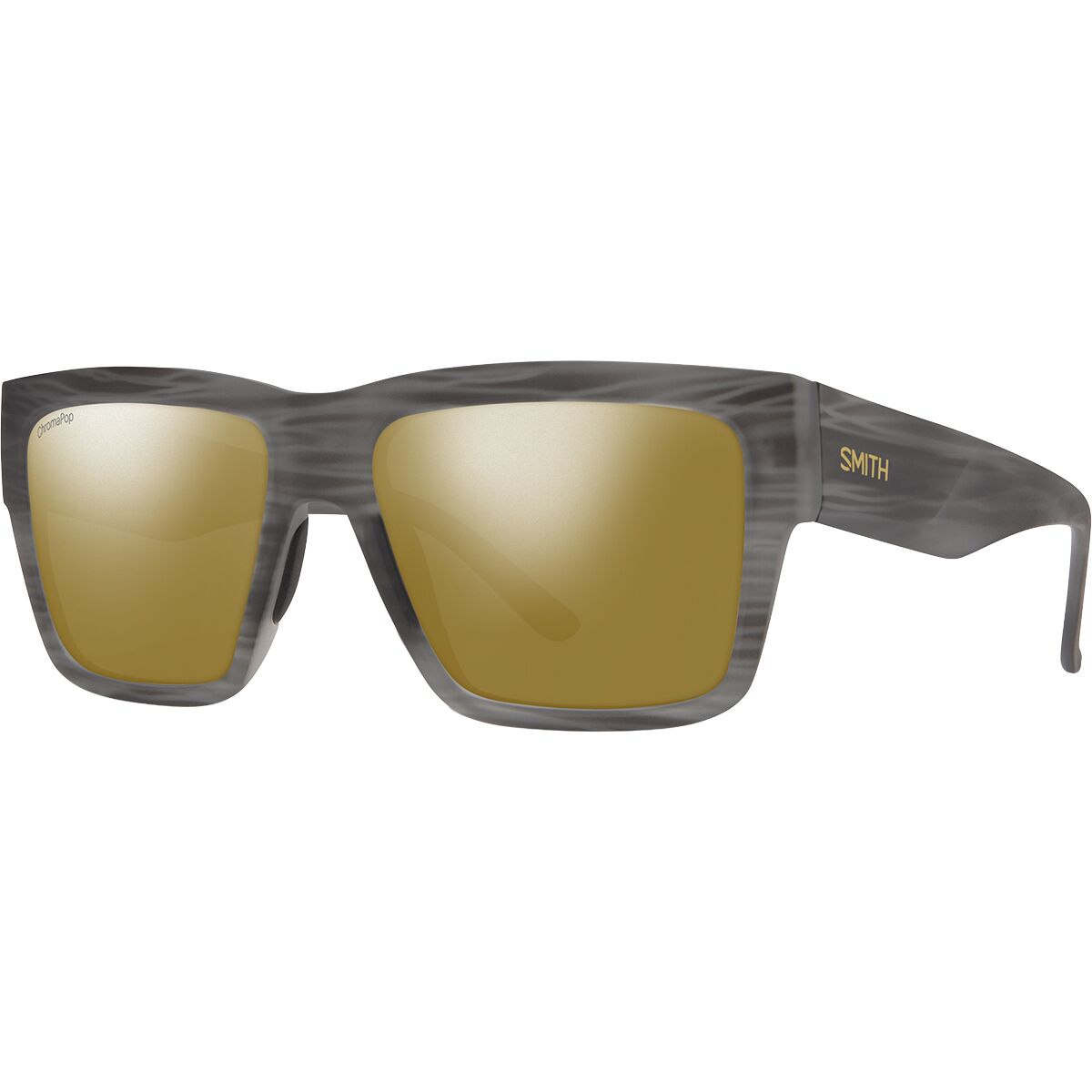 Image of Smith Lineup ChromaPop Polarized Sunglasses Matte Gray Horn, One Size
