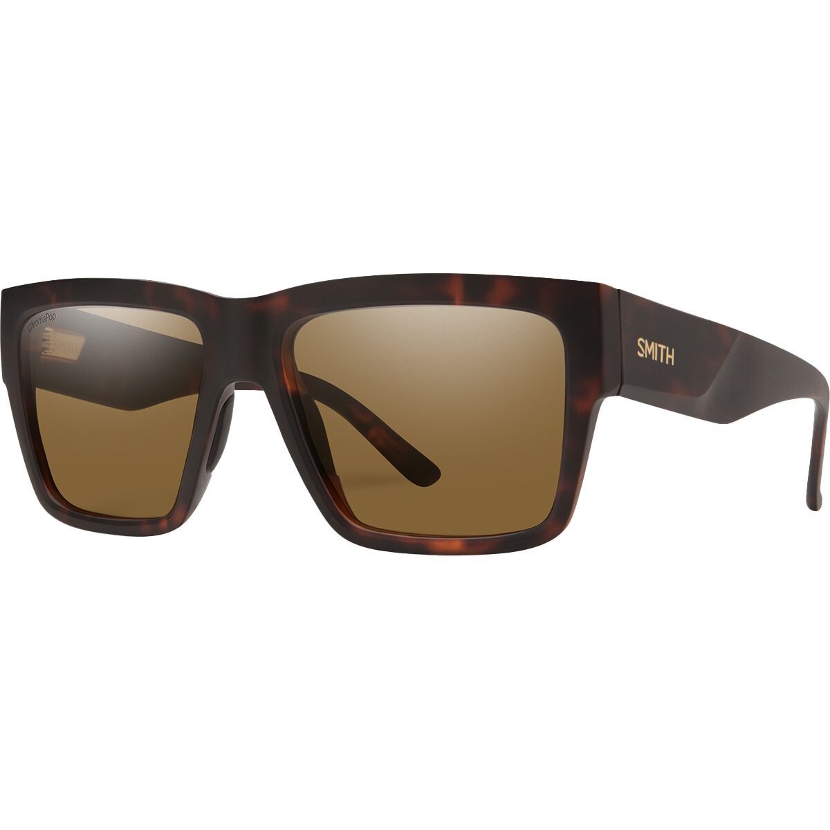 Image of Smith Lineup ChromaPop Polarized Sunglasses Matte Tortoise/ChromaPop Brown, One Size