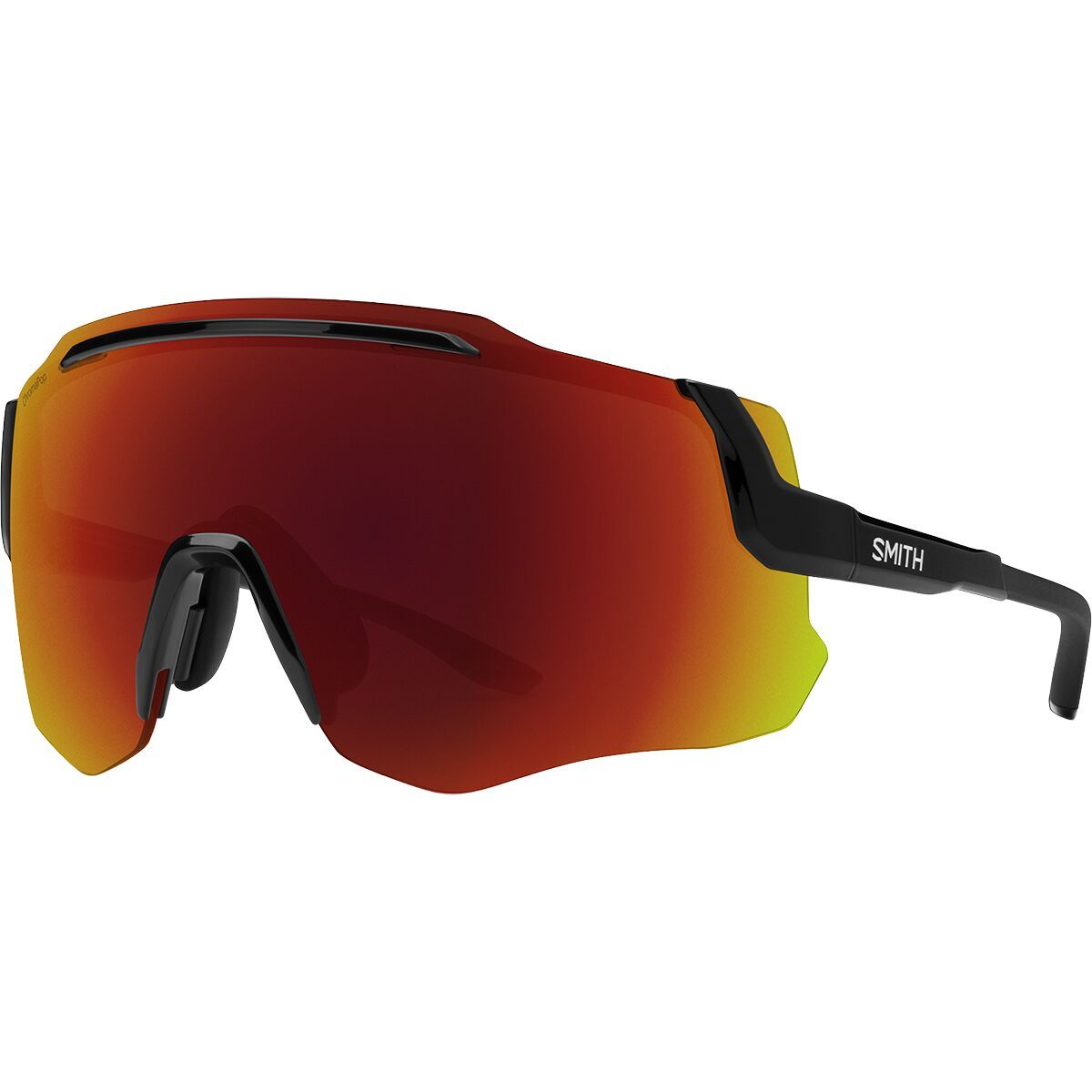 Image of Smith Momentum ChromaPop Sunglasses Black/ChromaPop Red Mirror, One Size