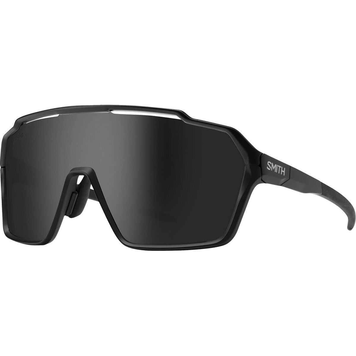 Image of Smith Shift XL MAG ChromaPop Sunglasses Matte Black/ChromaPop Black, One Size