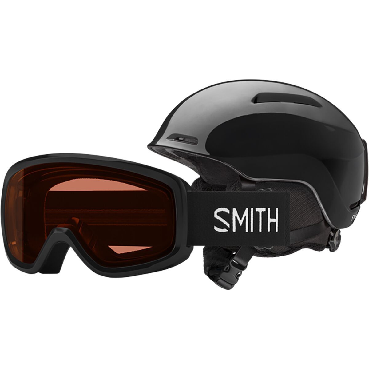 Image of Smith Glide Jr. Mips Helmet + Snowday Goggles - Kids' Black, S