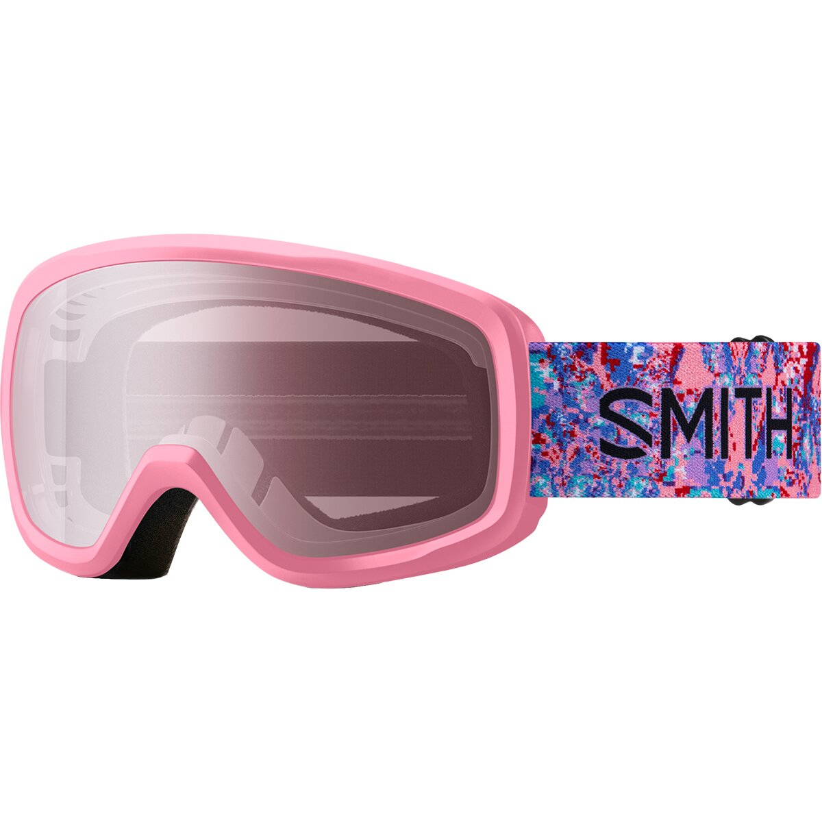 Image of Smith Snowday Goggles - Kids' Bright Pink LoFi Butterfly, One Size