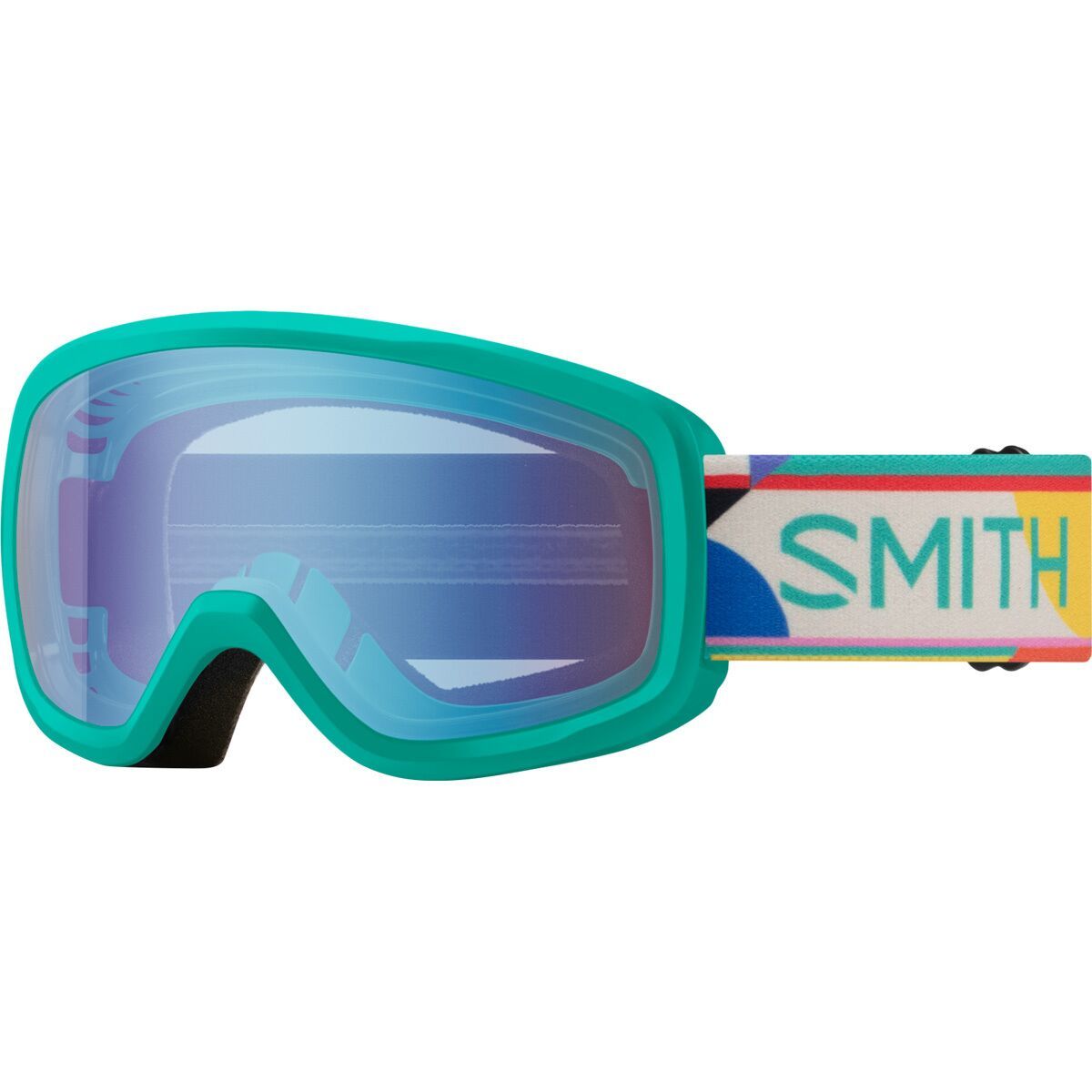 Image of Smith Snowday Goggles - Kids' Jade Formations/Blue Sensor Mirror, One Size