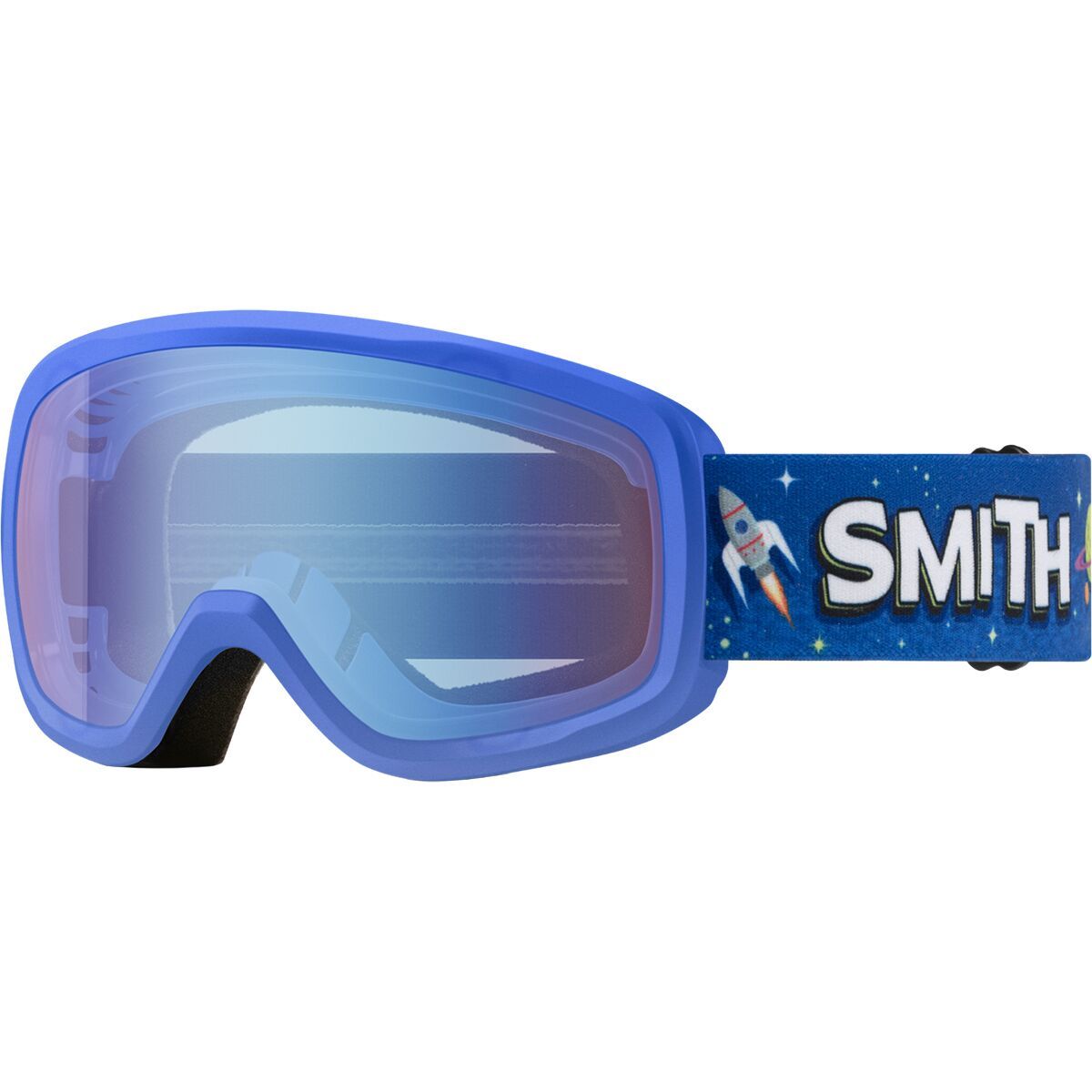 Image of Smith Snowday Goggles - Kids' Supernova Rockets/Blue Sensor Mirror, One Size