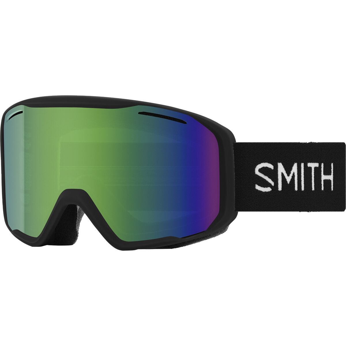 Image of Smith Blazer Goggles Black/Green Sol-X Mirror, One Size