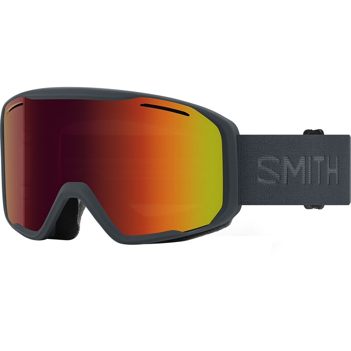 Image of Smith Blazer Goggles Slate/Red Sol-X Mirror, One Size