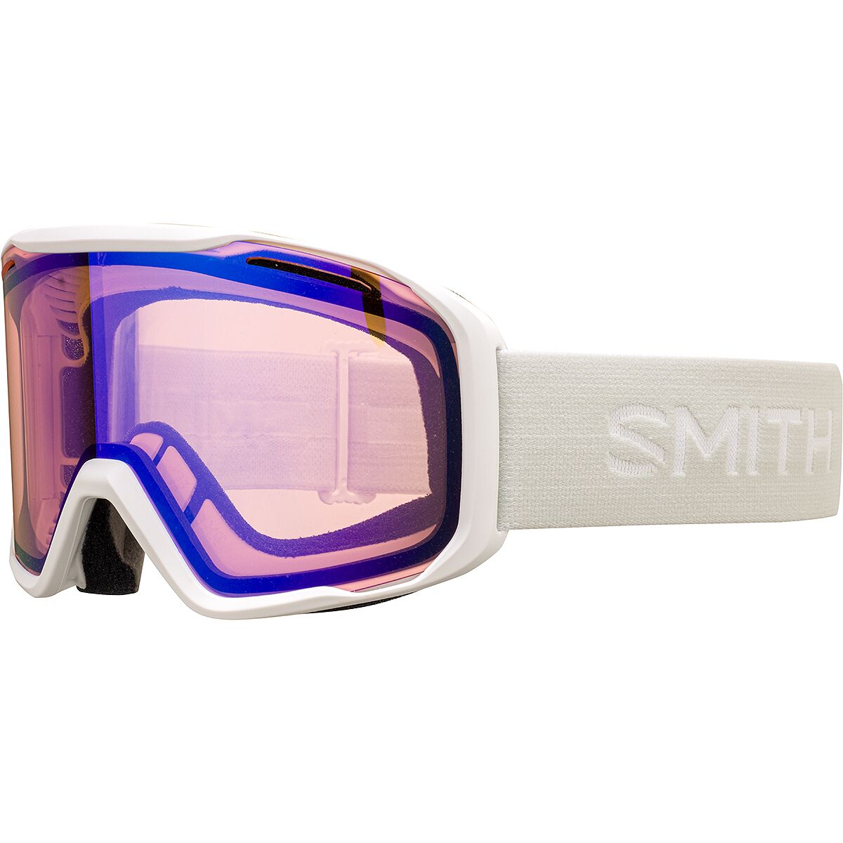 Image of Smith Blazer Goggles White/Blue Sensor Mirror, One Size