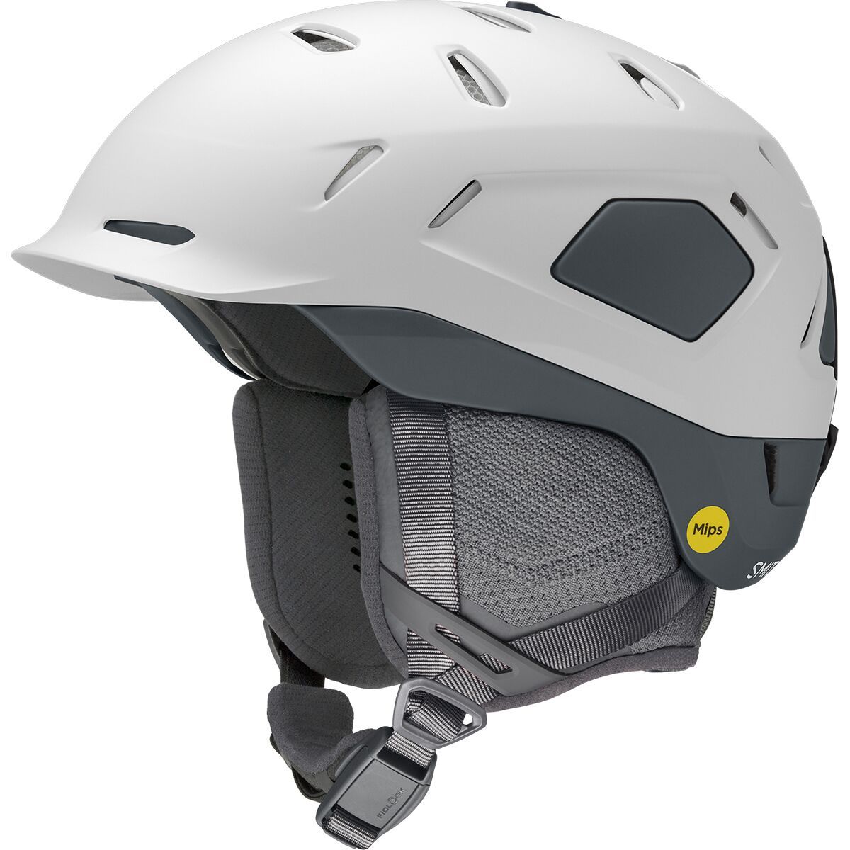 Smith Nexus MIPS Round Contour Fit Helmet Matte White/Slate, L