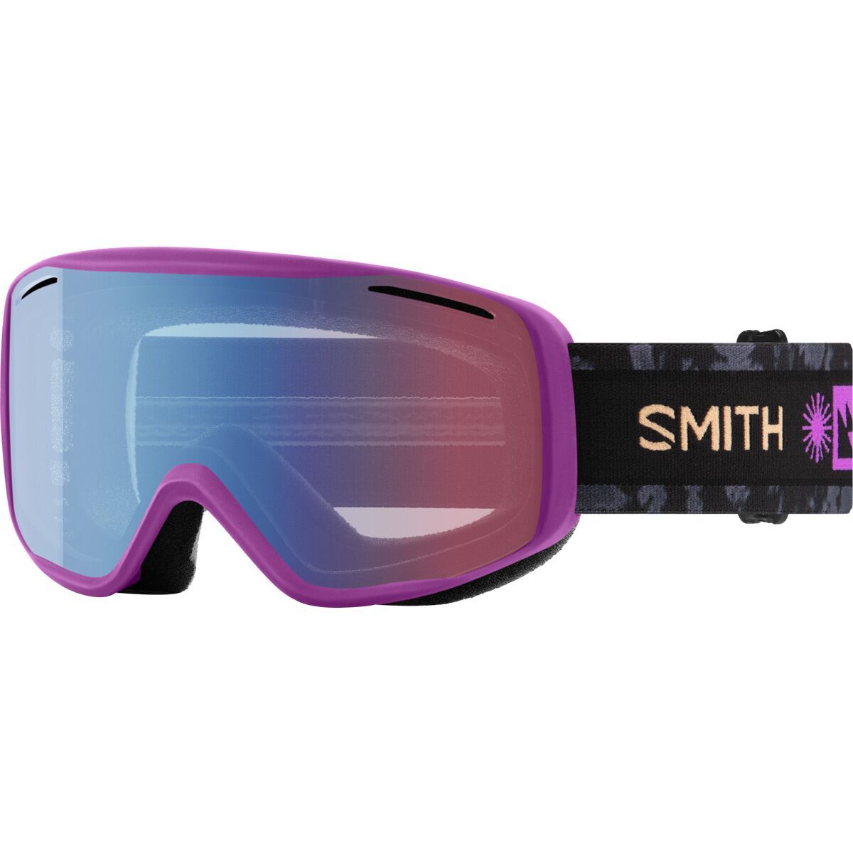 Image of Smith Rally Goggles Vivid Violet/Blue Sensor Mirror, One Size