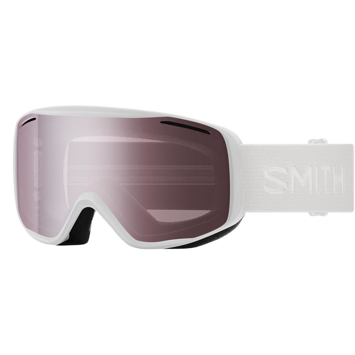 Image of Smith Rally Goggles White/Ignitor Mirror, One Size