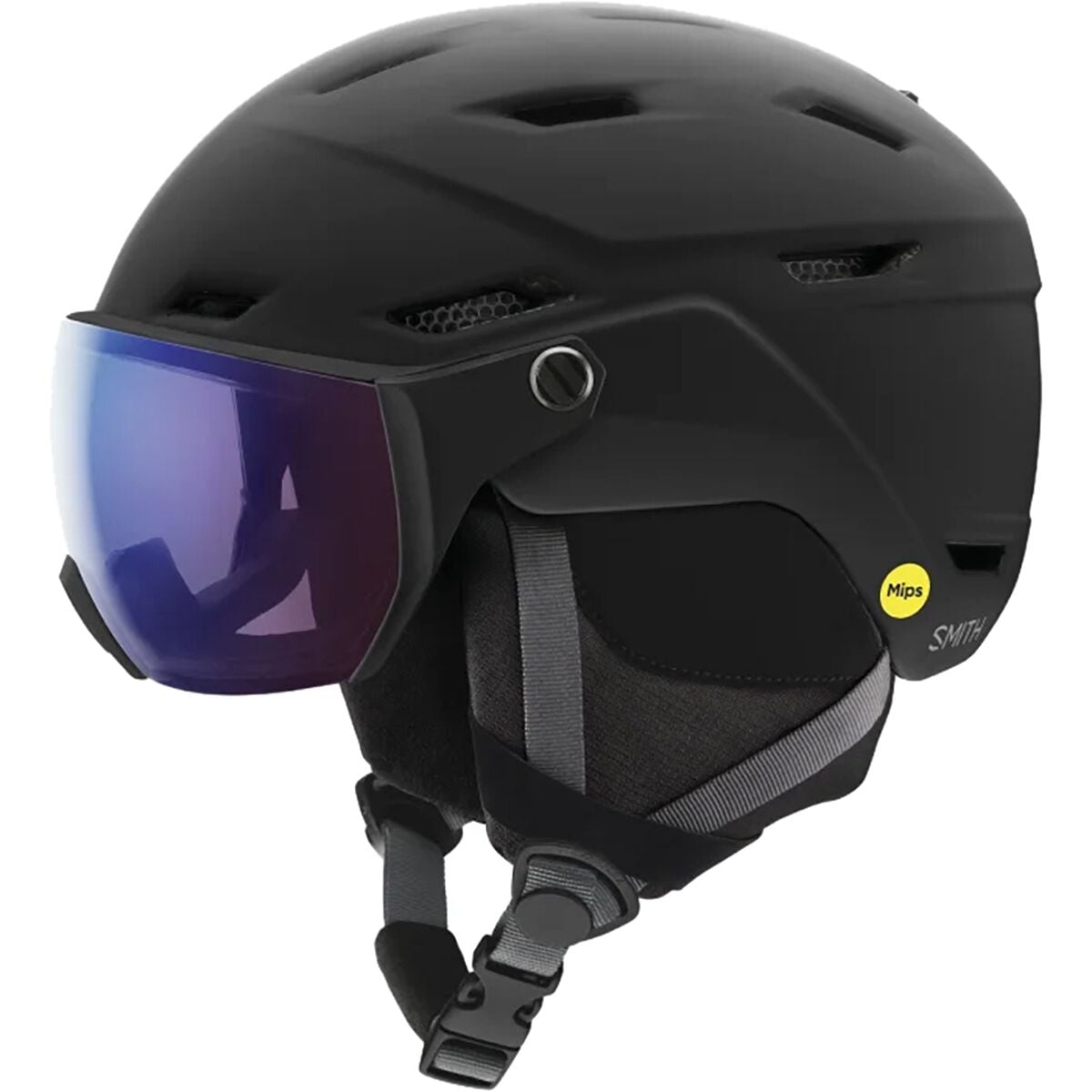 Image of Smith Survey Mips Helmet Matte Black/Photochromic Rose Flash, L