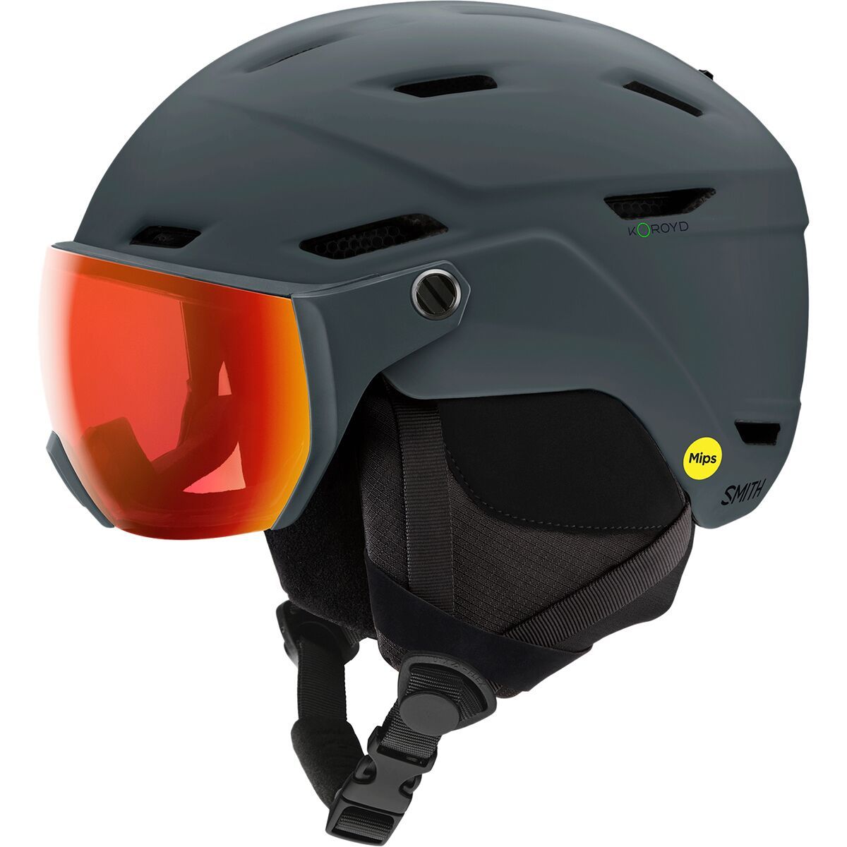 Image of Smith Survey Mips Helmet Matte Slate/Everyday Red Mirror, S