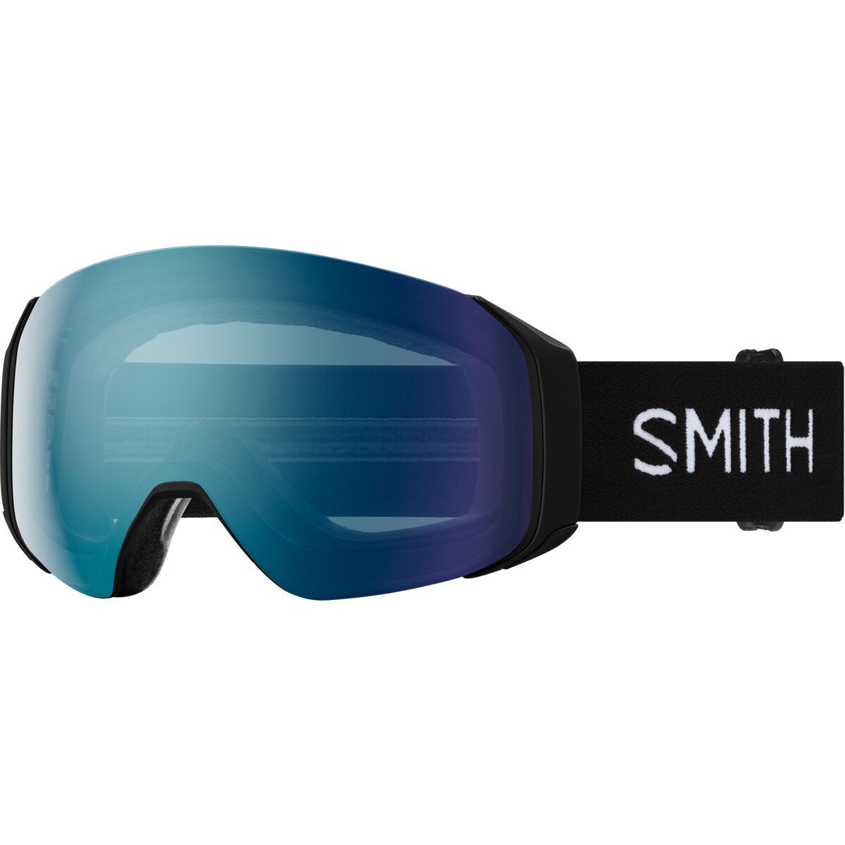 Image of Smith 4D MAG S Goggles Black/ChromaPop Everyday Blue Mirror, One Size