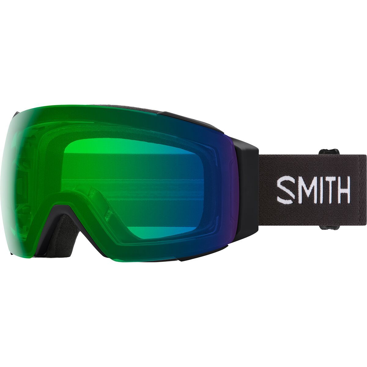 Image of Smith I/O MAG ChromaPop Goggles Black/ChromaPop Everyday Green Mirror, One Size