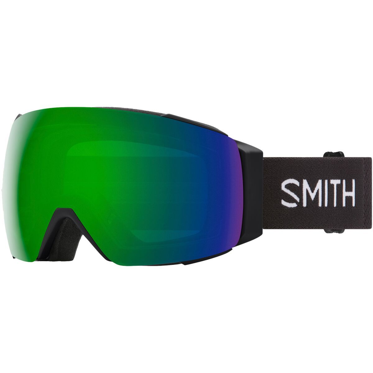 Image of Smith I/O MAG ChromaPop Goggles Black/ChromaPop Sun Green Mirror, One Size