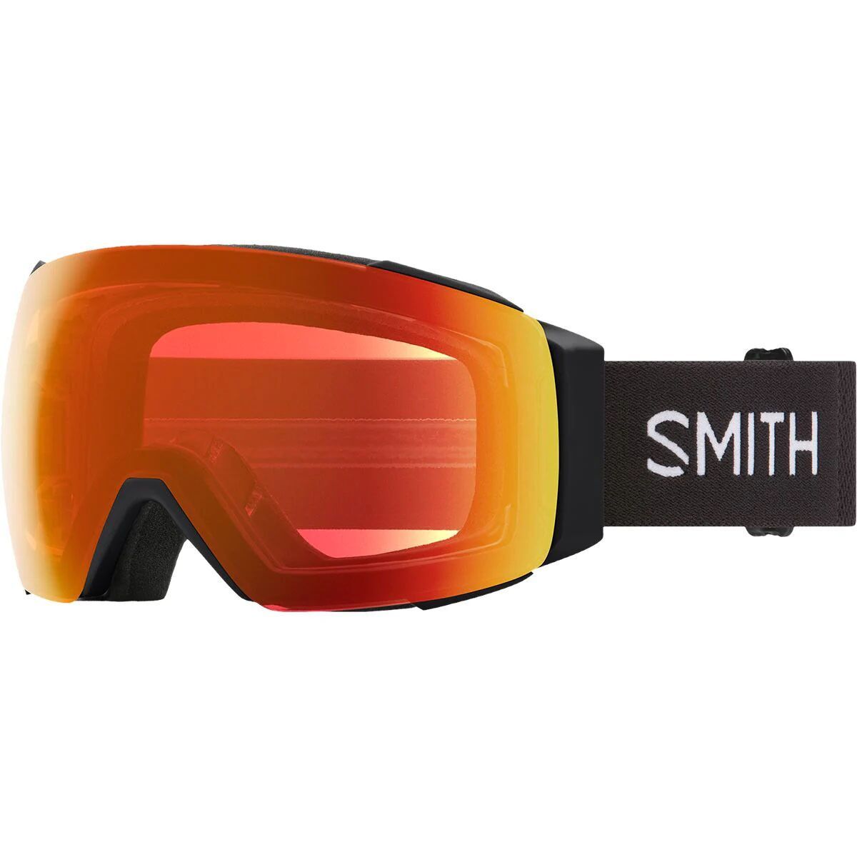 Image of Smith I/O MAG XL ChromaPop Goggles Black/ChromaPop Everyday Red Mirror, One Size