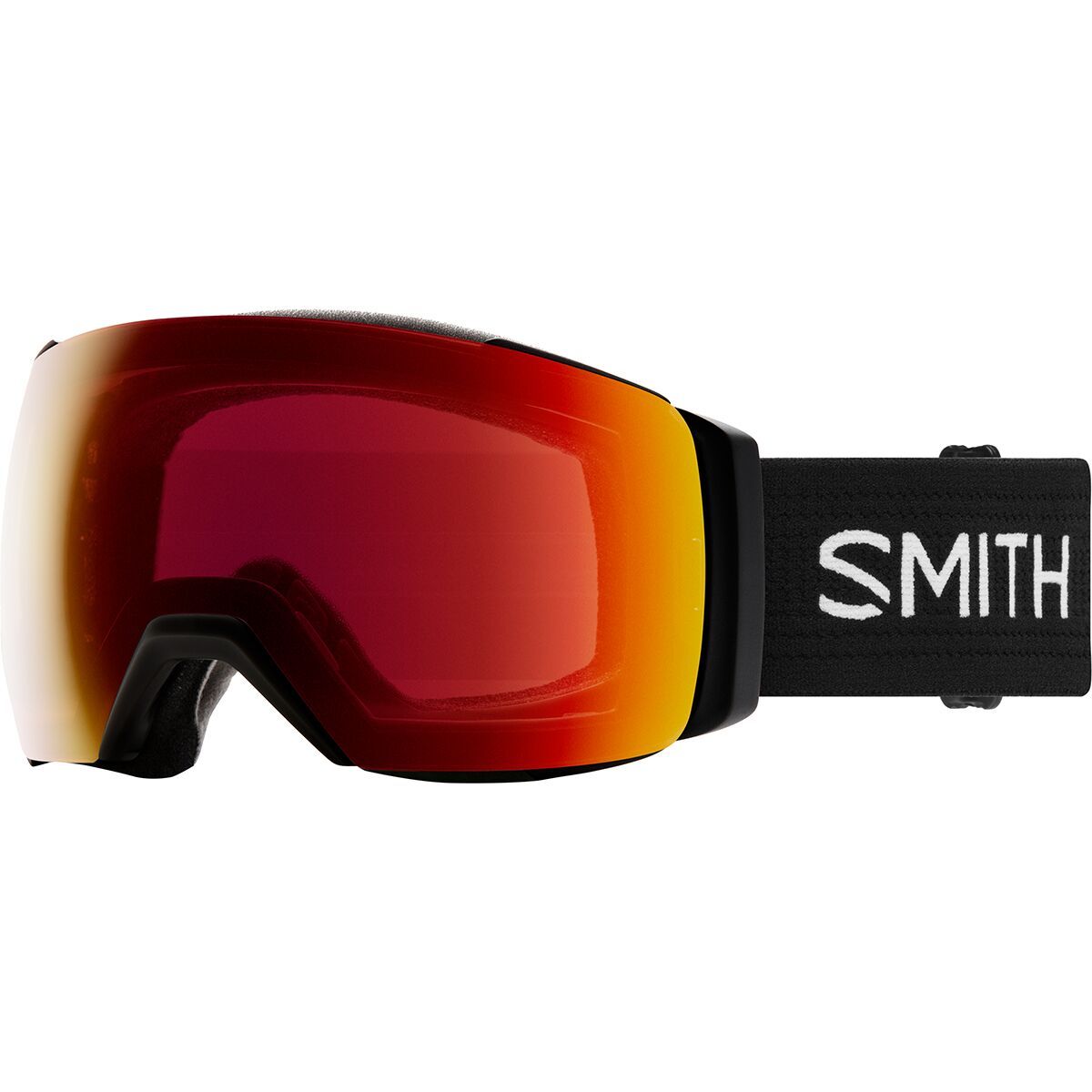 Image of Smith I/O MAG XL ChromaPop Goggles Black/ChromaPop Sun Red Mirror, One Size