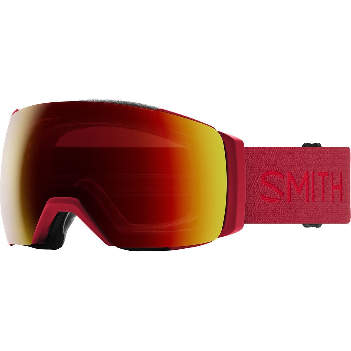 Image of Smith I/O MAG XL ChromaPop Goggles Crimson/ChromaPop Sun Red Mirror, One Size