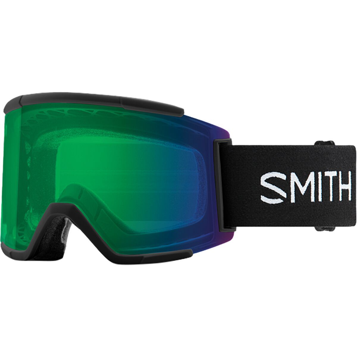 Image of Smith Squad XL ChromaPop Goggles Black/ChromaPop Everyday Green Mirror, One Size