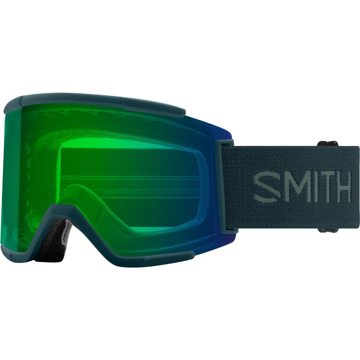 Image of Smith Squad XL ChromaPop Goggles Pacific/ChromaPop Everyday Green Mirror, One Size