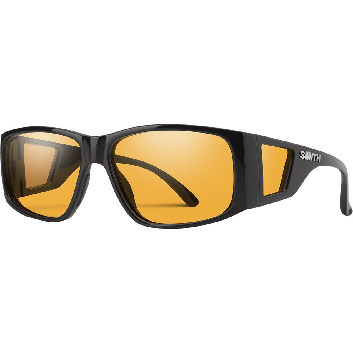 Image of Smith Monroe Peak ChromaPop Sunglasses Black/ChromaPop Low Light Copper, One Size