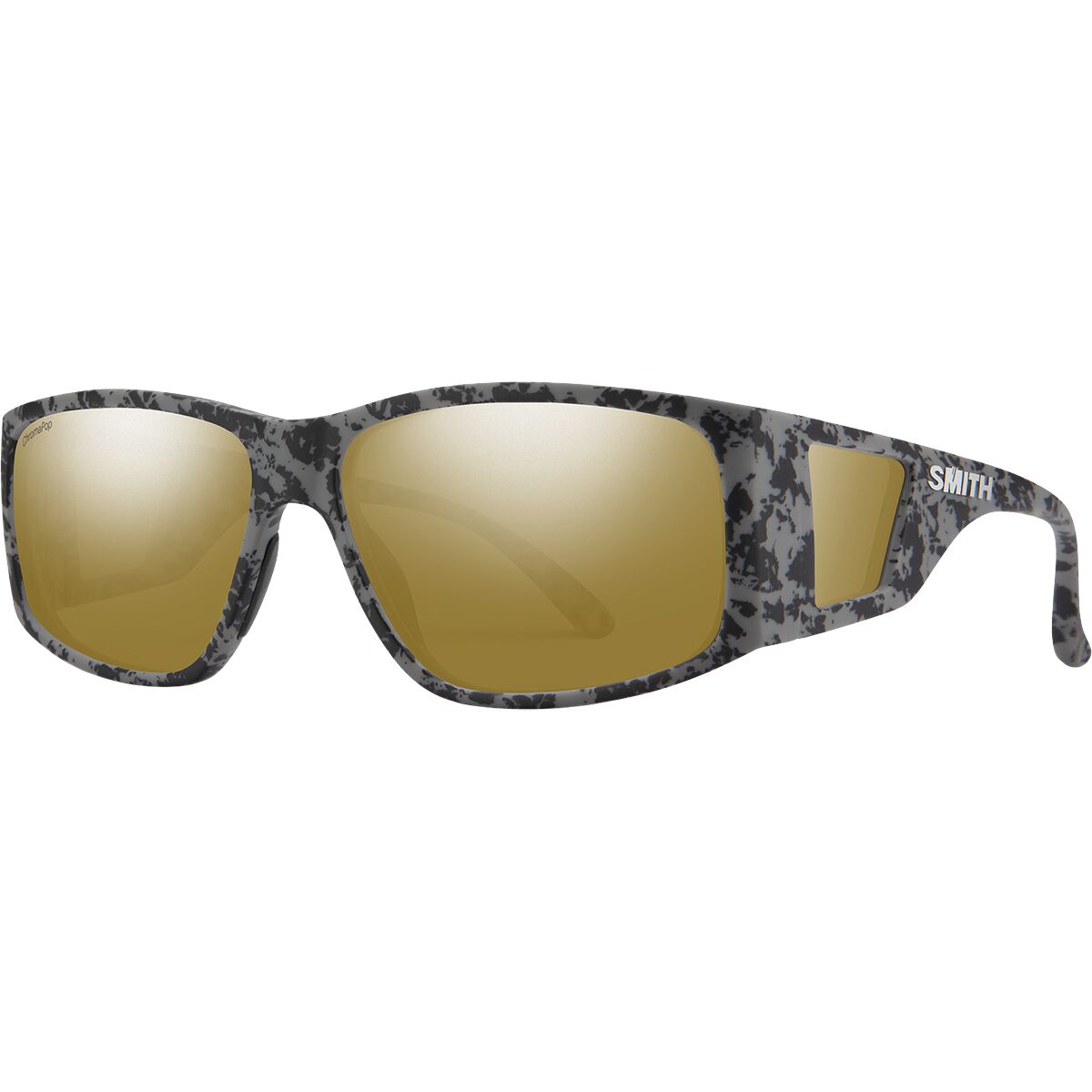Image of Smith Monroe Peak ChromaPop Sunglasses Matte Gray Marble, One Size