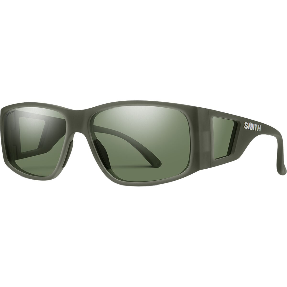 Smith Monroe Peak ChromaPop Sunglasses Matte Moss Crystal, One Size