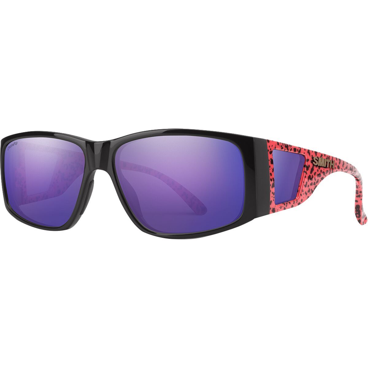 Smith Monroe Peak ChromaPop Sunglasses Wild Child/ChromaPop Violet Mirror, One Size