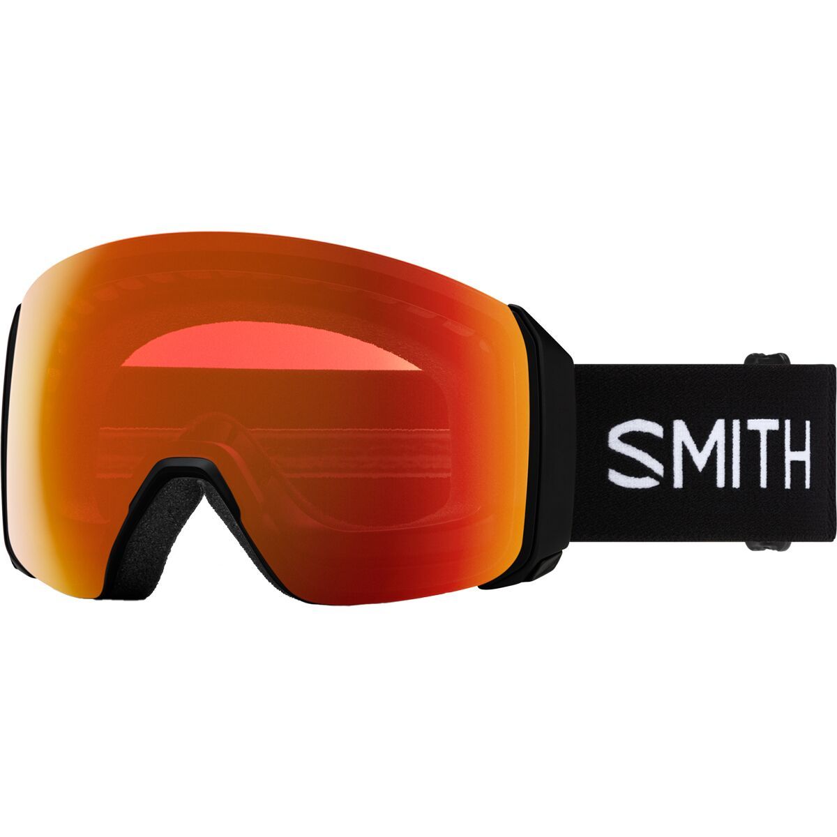 Image of Smith 4D MAG XL ChromaPop Goggles Black/ChromaPop Everyday Red Mirror, One Size